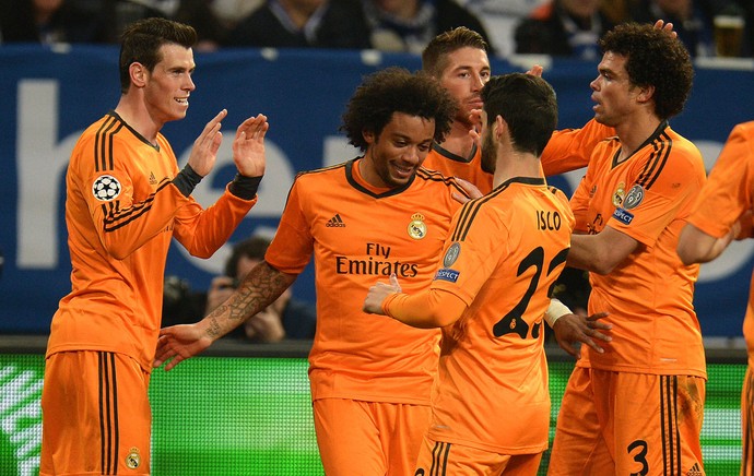 Bale Schalke 04 x Real Madrid (Foto: AFP)