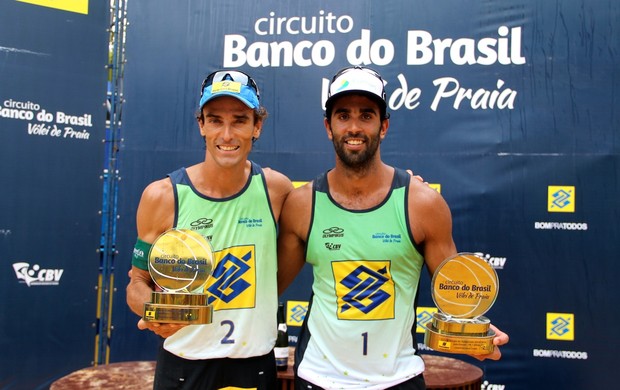 Pedro Solberg e Emanuel Paraíba Vôlei de Praia (Foto: CBV/Divulgação)