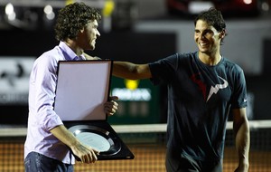 Tenis - Rio Open - Nadal - Homenagem Guga Kuerten (Foto: Matheus Tiburcio)