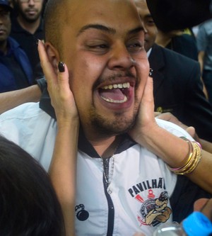 torcedor corinthians desembarque oruro (Foto: Marcos Ribolli)