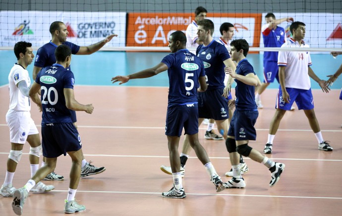 Volei - Cruzeiro x Nacional (Foto: Renato Araújo/Divulgação Sada Cruzeiro)