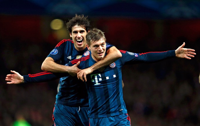 Kroos Arsenal x Bayern (Foto: Reuters)