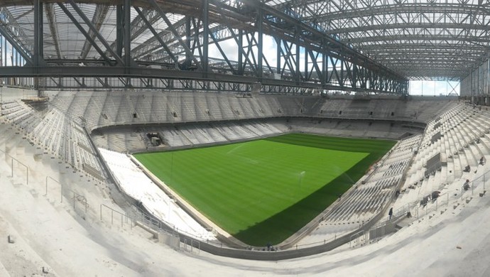 Arena da Baixada Atlético-PR 19 de fevereiro visão geral (Foto: Site oficial do Atlético-PR/Divulgação)