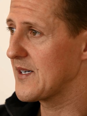 Michael Schumacher na última entrevista antes do acidente de esqui, ao site da Mercedes (Foto: Reprodução)