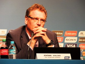 Jérôme Valcke Congresso Técnico Fifa (Foto: Marcelo Silva)