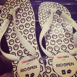 tênis chinelo rio open (Foto: Reprodução / Instagram)