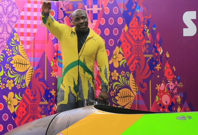 bobsled jamaica Winston Watts Marvin Dixon sochi olimpiadas de inverno (Foto: AFP)