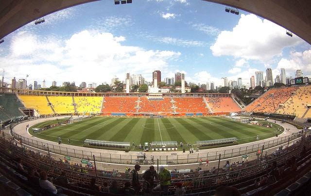 estádio Pacaembu jogo Palmeiras (Foto: Sergio Gandolphi )