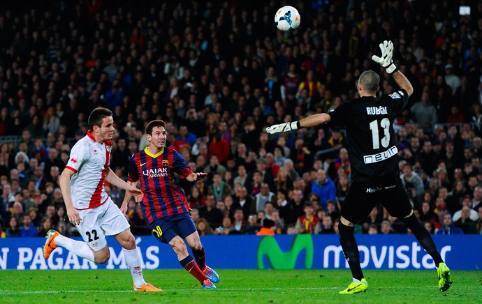 Messi Barcelona x Rayo (Foto: Getty Images)