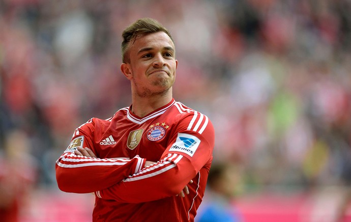 Shaqiri Bayern x Freiburg (Foto: AFP)