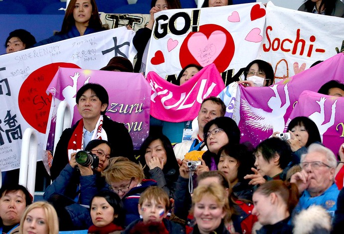 Fãs japoneses sochi (Foto: Getty Images)