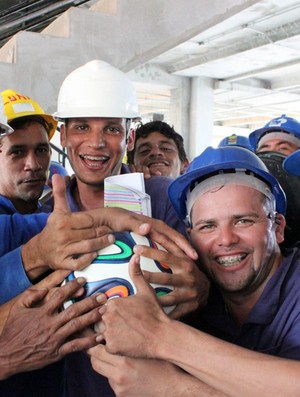 Visita Dilma Arena Amazônia (Foto: Fabrício Marques)