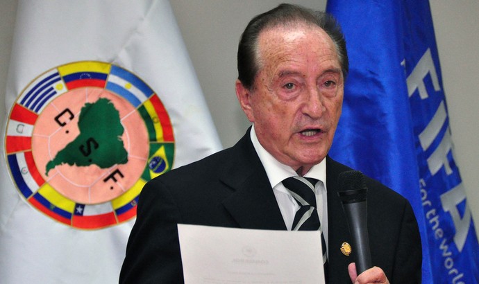 Eugenio Figueredo, presidente da Conmebol (Foto: AFP)