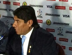 Técnico do Real Garcilaso, Freddy Garcia (Foto: Marco Antônio Astoni)