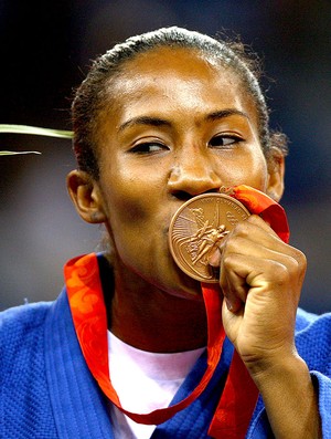 ketleyn quadros medalha de bronze Olimpíadas 2008 (Foto: Getty Images)