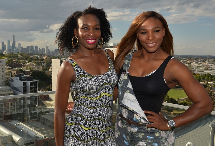 Serena Williams Venus Williams evento Australian Open (Foto: AFP)