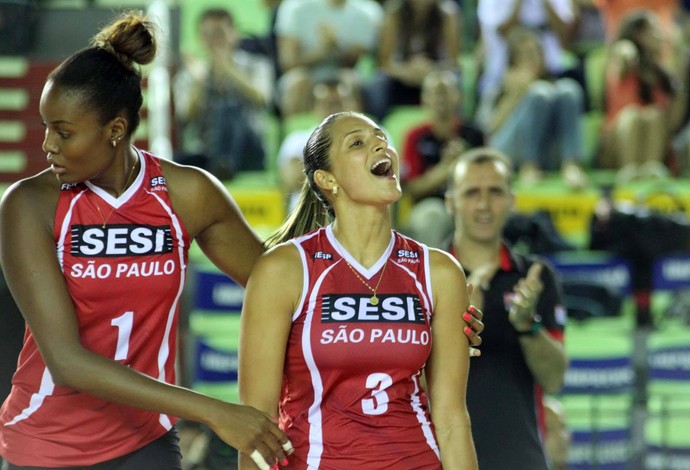 Fabiana e Dani Lins Sesi Sul-Americano (Foto: Divulgação/Sesi-SP)