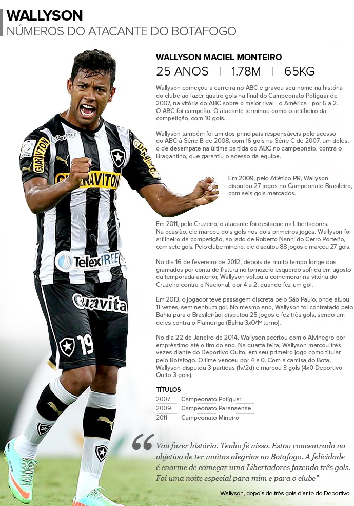 Info WALLYSON Botafogo 2 (Foto: Infoesporte)