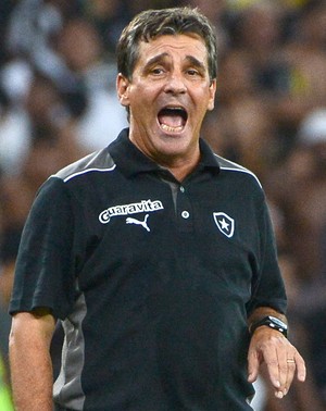 Eduardo Hungaro jogo Botafogo e Deportivo Quito (Foto: AFP)