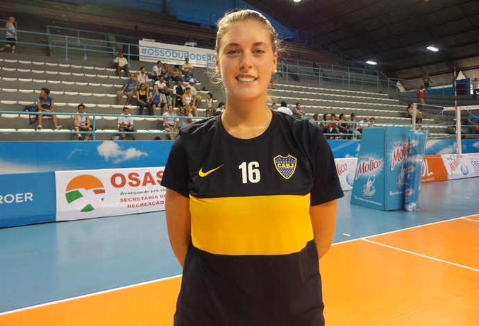 Carla Castiglione Boca Juniors Vôlei (Foto: Ana Luísa Rodrigues/Divulgação)