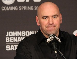 MMA coletiva UFC Dana White (Foto: Evelyn Rodrigues)