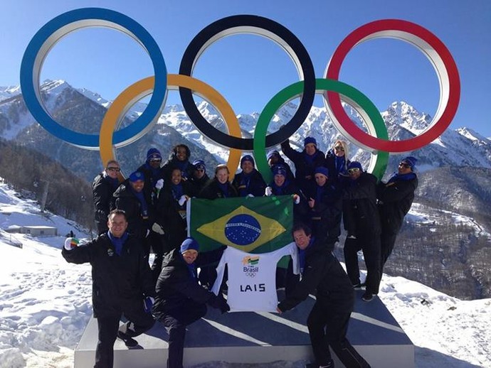 homenagem a lais souza sochi jogos de inverno (Foto: Reprodução/Facebook)