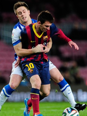 messi Barcelona x Real Sociedad (Foto: EFE)