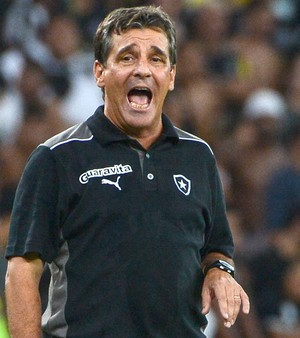 Eduardo Hungaro jogo Botafogo e Deportivo Quito (Foto: AFP)