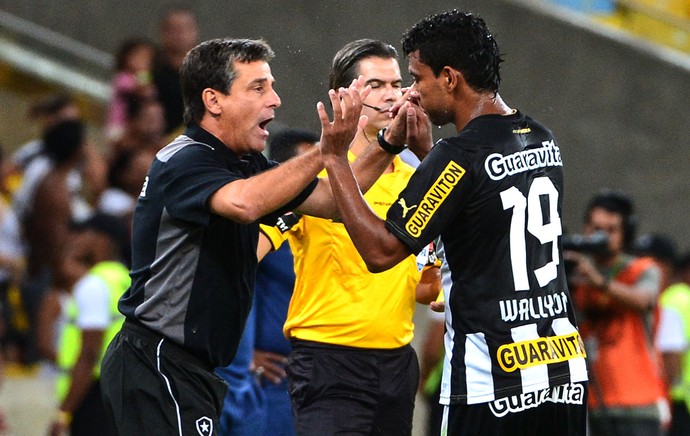 Eduardo Hungaro jogo Botafogo e Deportivo Quito (Foto: AFP)