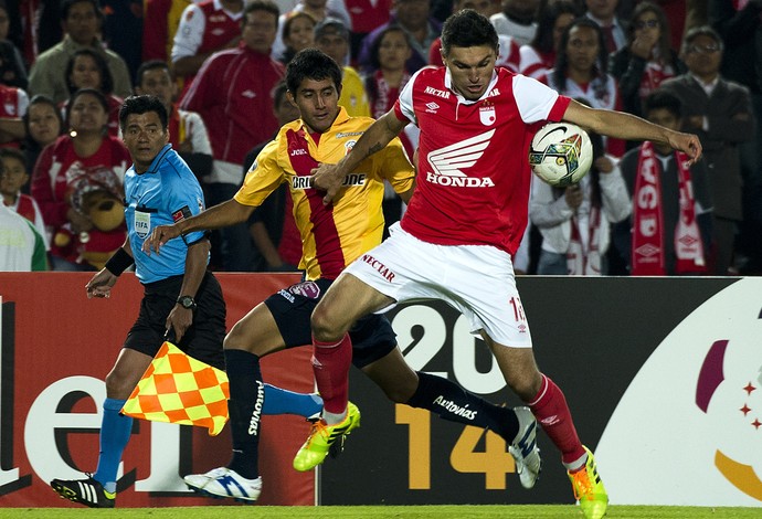 Santa Fé x Morelia pela Libertadores (Foto: AFP)