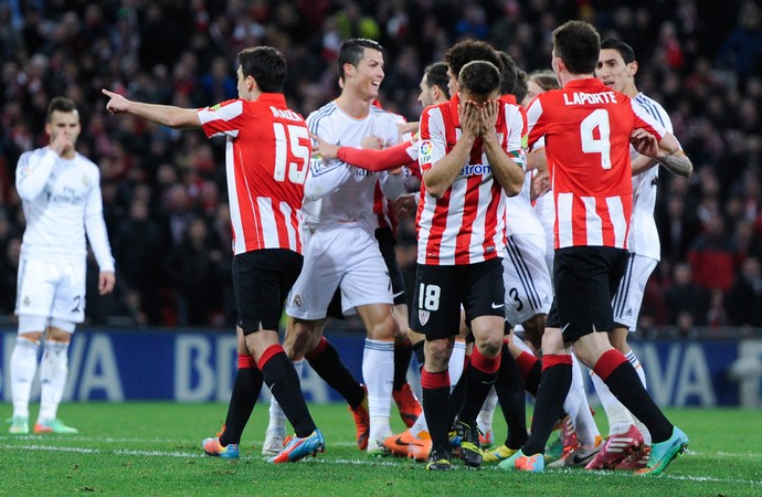 cristiano ronaldo expulso real madrid x atletico BILBAO   (Foto: Getty Images)