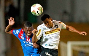 Edilson jogo Botafogo e Deportivo Quito pré-Libertadores (Foto: AP)