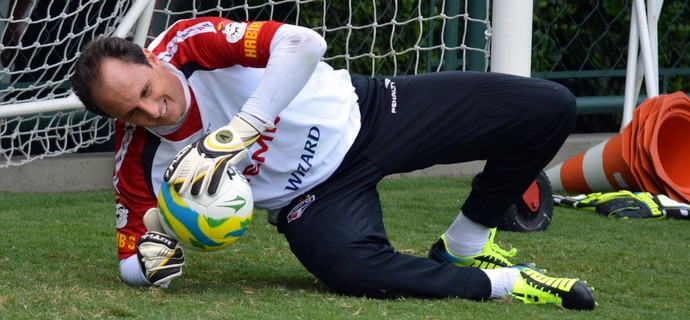 rogério ceni são paulo treino (Foto: Rubens Chiri/Divulgação sãopaulofc.net)