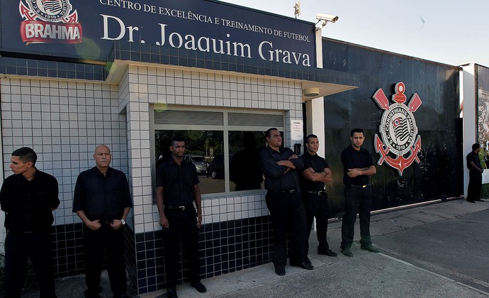 CT Joquim Grava corinthians segurança  (Foto: Sergio Castro / Agência Estado)