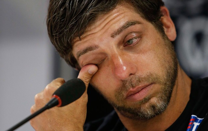 Juninho Pernambucano despedida Vasco (Foto: Alexandre Cassiano/Agência O Globo)