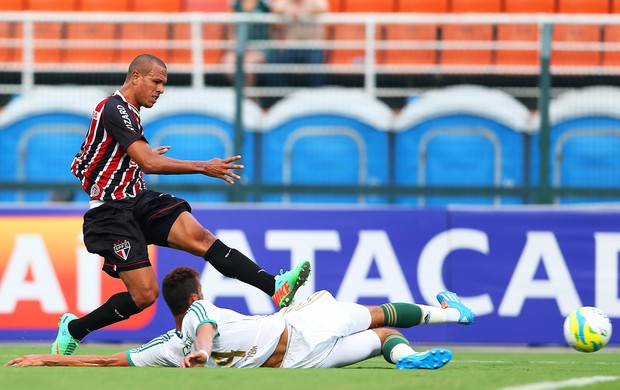 luis fabiano palmeiras x são paulo (Foto: Wagner Carmo/Agência Estado)