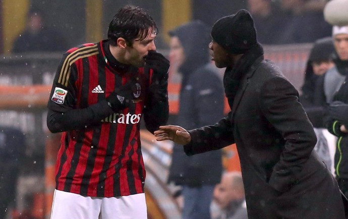 kaka e Seedorf Milan x Torino (Foto: EFE)