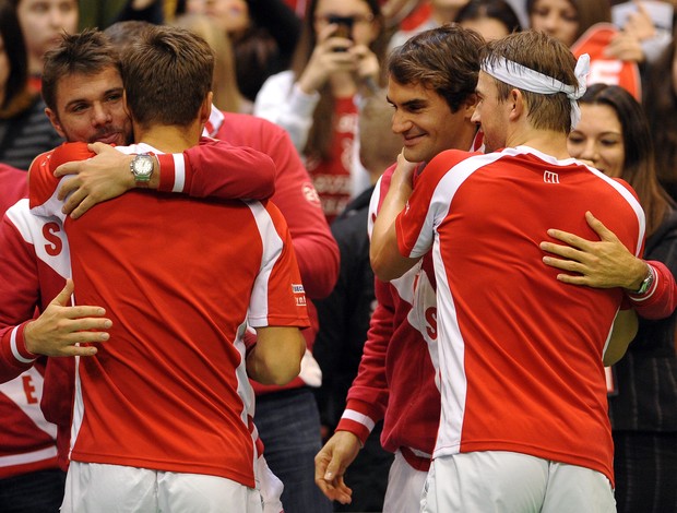 tênis chiudinelli lammer federer wawrinka copa davis (Foto: AFP)