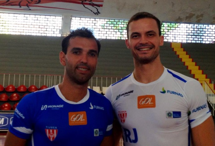 Mário Junior e Riad treino Rio de Janeiro (Foto: Divulgação)