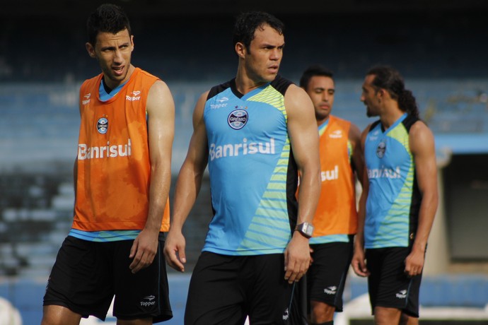 Kleber, atacante do Grêmio (Foto: Diego Guichard)