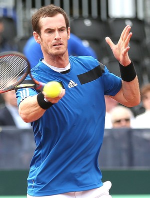 Andy Murray tênis contra  Donald Young (Foto: AFP)