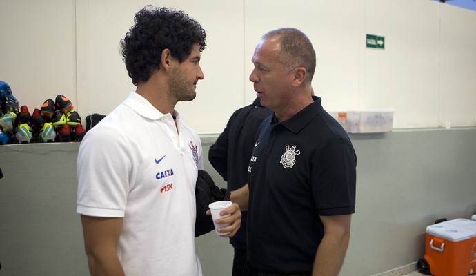 Alexandre Pato Mano Menezes (Foto: Daniel Augusto Jr/Ag. Corinthians)