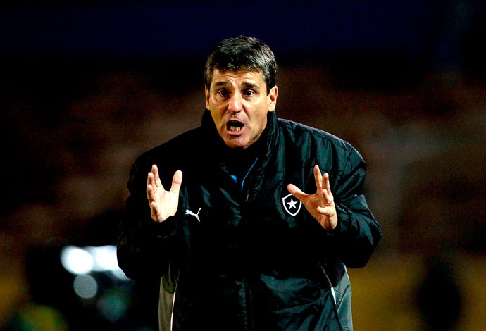 Eduardo Hungaro jogo Botafogo e Deportivo Quito pré-Libertadores (Foto: AP)