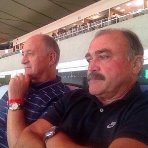 Scolari e Murtosa no Maracanã (Foto: Reprodução / Instagram)