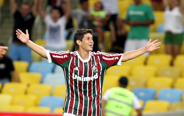 Conca comemoração Fluminense e Resende (Foto: Ricardo Ayres / Photocamera)