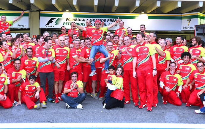 Felipe Massa despedida Ferrari Gp Brasil (Foto: Luca Bassani)