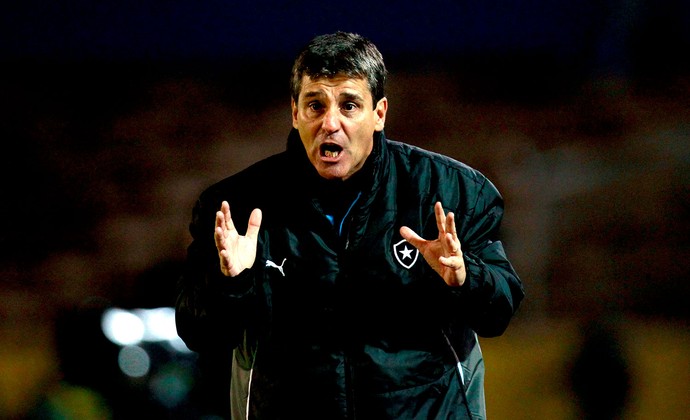 Eduardo Hungaro jogo Botafogo e Deportivo Quito pré-Libertadores (Foto: AP)