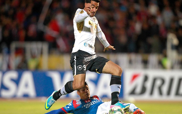 Ferreyra jogo Botafogo e Deportivo Quito pré-Libertadores (Foto: AP)