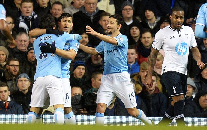 Aguero gol Manchester City (Foto: EFE)