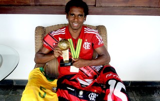 Luiz Antonio jogador Flamengo (Foto: Cahê Mota)